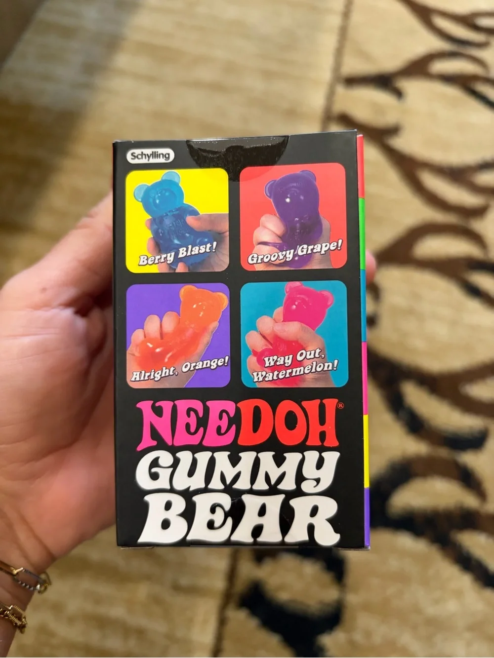 Schylling Nee Doh Gummy Bear - Purple